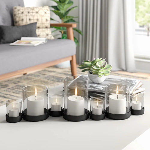 Lush 7 Piece Tabletop Hurricane Set