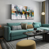 Abstract Wall Art for Living Room - Black and White Canvas Wall Art for Bedro...