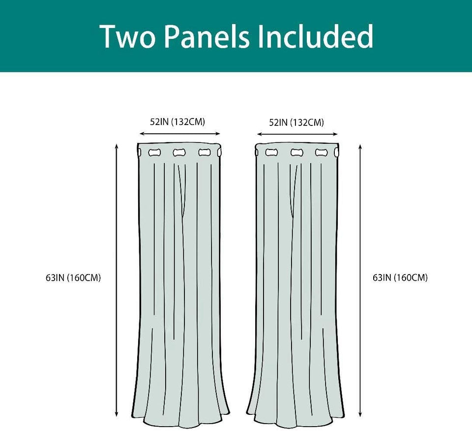 Dinosaur and Star Foil Print Blackout Curtains for Kids Room - Thermal Insulated Curtains Noise Reducing Window Drapes for Boys and Girls Bedroom, 52 X 63 Inch, Grey, Set of 2 Panels