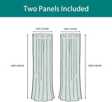 Dinosaur and Star Foil Print Blackout Curtains for Kids Room - Thermal Insulated Curtains Noise Reducing Window Drapes for Boys and Girls Bedroom, 52 X 63 Inch, Grey, Set of 2 Panels