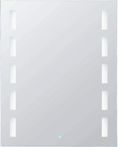 Bathroom Medicine Cabinet, Medicine Cabinets for Bathroom with LED, Bathroom Medicine Cabinet Wall Mounted Mirrored Aluminum, Recessed/Surface Mount
