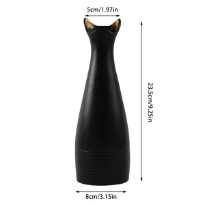 Promotion Sale!  Horticultural Water Basin Creative Simple Vase Ceramic Decoration Table Model Room Porch Decoration Ware Soft Decoration, Flower Pots Clearance Sale Black