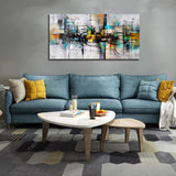 Abstract Wall Art for Living Room - Black and White Canvas Wall Art for Bedro...