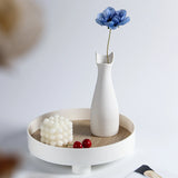 Promotion Sale!  Horticultural Water Basin Creative Simple Vase Ceramic Decoration Table Model Room Porch Decoration Ware Soft Decoration, Flower Pots Clearance Sale White