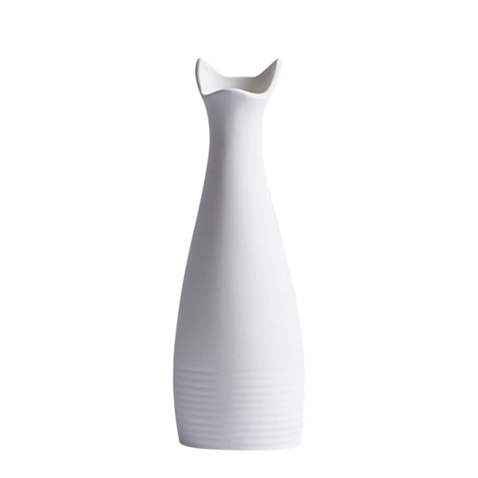 Promotion Sale!  Horticultural Water Basin Creative Simple Vase Ceramic Decoration Table Model Room Porch Decoration Ware Soft Decoration, Flower Pots Clearance Sale White