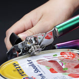 Stainless Steel Rainbow Handle Can Opener, Heavy Duty