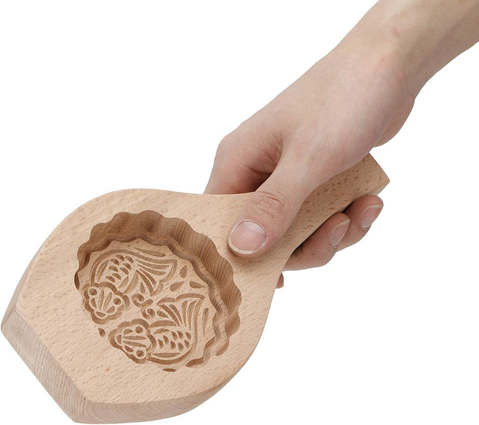 Wood Mooncake DIY Cookies Fondant Cake Baking Handwork Kitchen Decoration Tools(Fish 2)