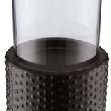3 Piece Iron Tabletop Hurricane Holder Set