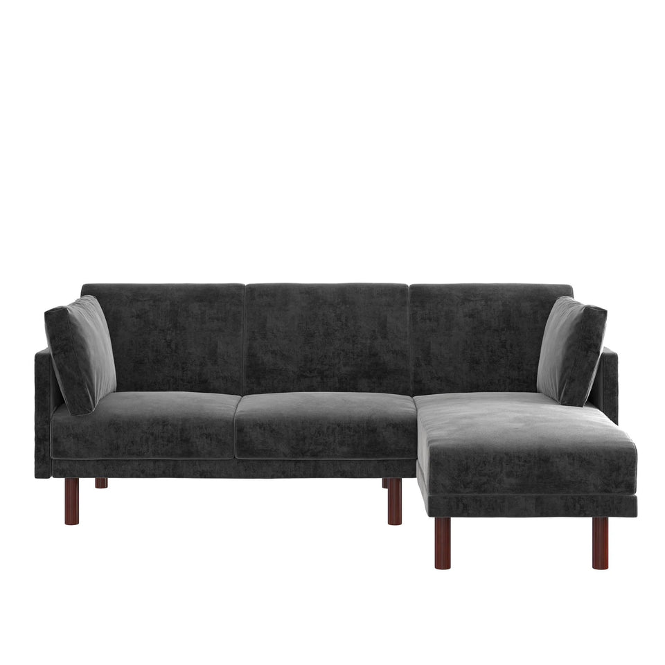 Clair Coil Reversible Sectional Futon