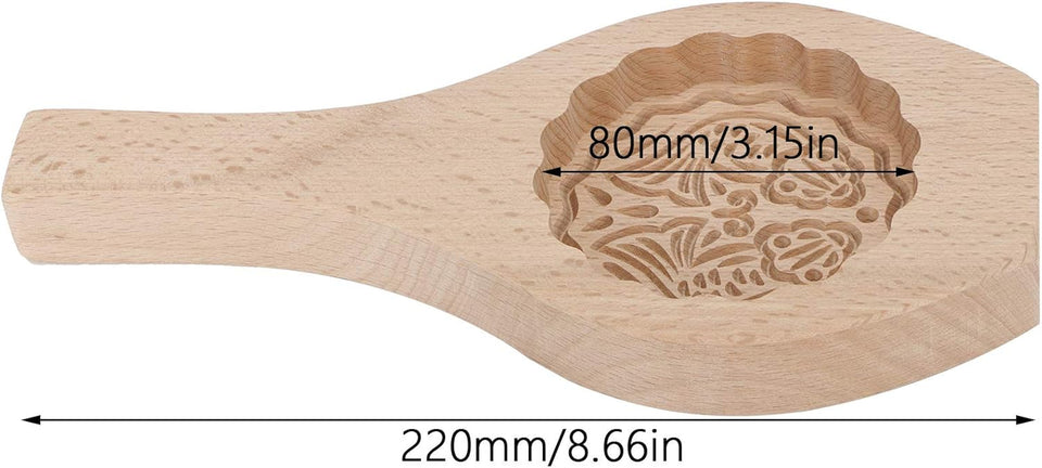 Wood Mooncake DIY Cookies Fondant Cake Baking Handwork Kitchen Decoration Tools(Fish 2)