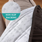 100% Waterproof Couch Cover for Pets Washable Sofa Slipcover for 3 Cushion Co...