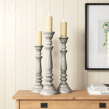 Schoenfeld Wood Tabletop Candlestick