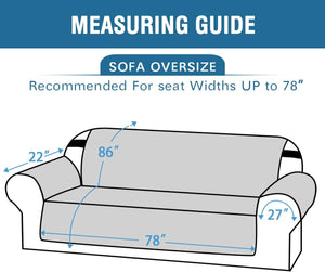 Thick Velvet Sofa Cover Soft Couch Cover for 3 Cushion Cover Washable Furniture Protector for Dogs Non-Slip Sofa Slipcover Fit Sitting Width up to 78"(Oversaized Sofa, Burgundy)