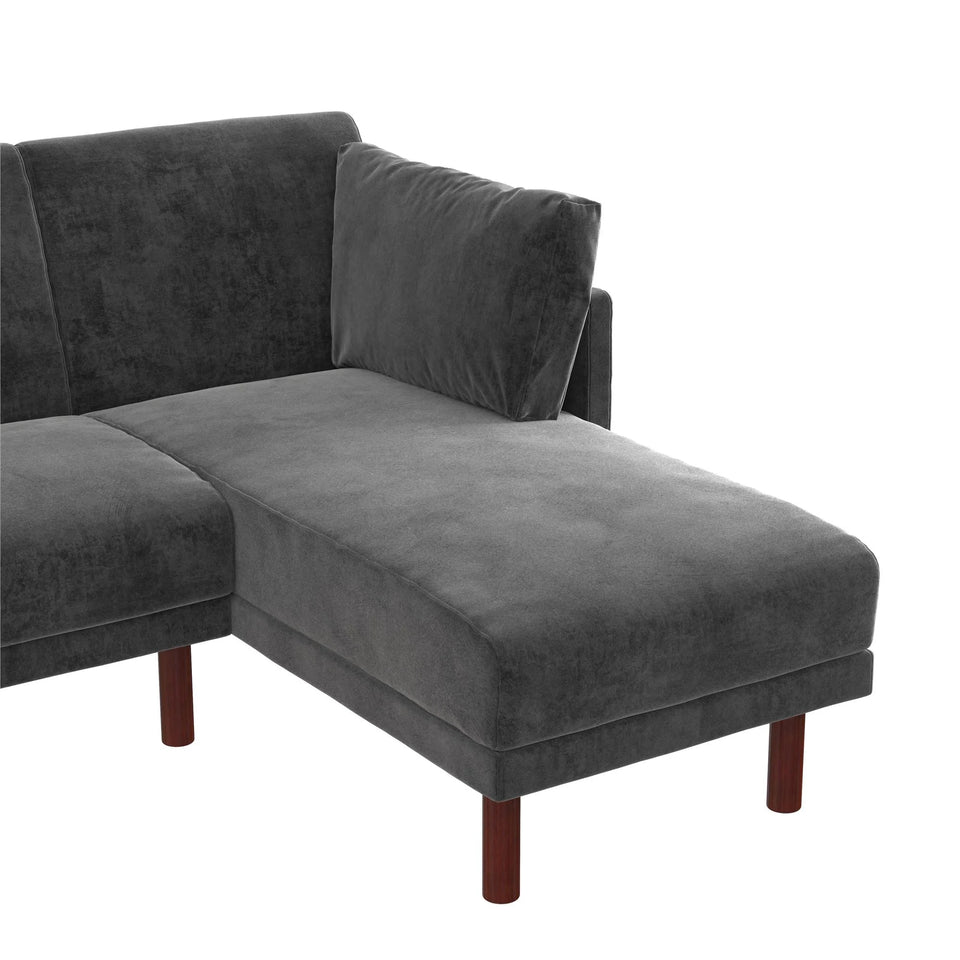 Clair Coil Reversible Sectional Futon