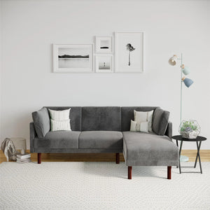 Clair Coil Reversible Sectional Futon