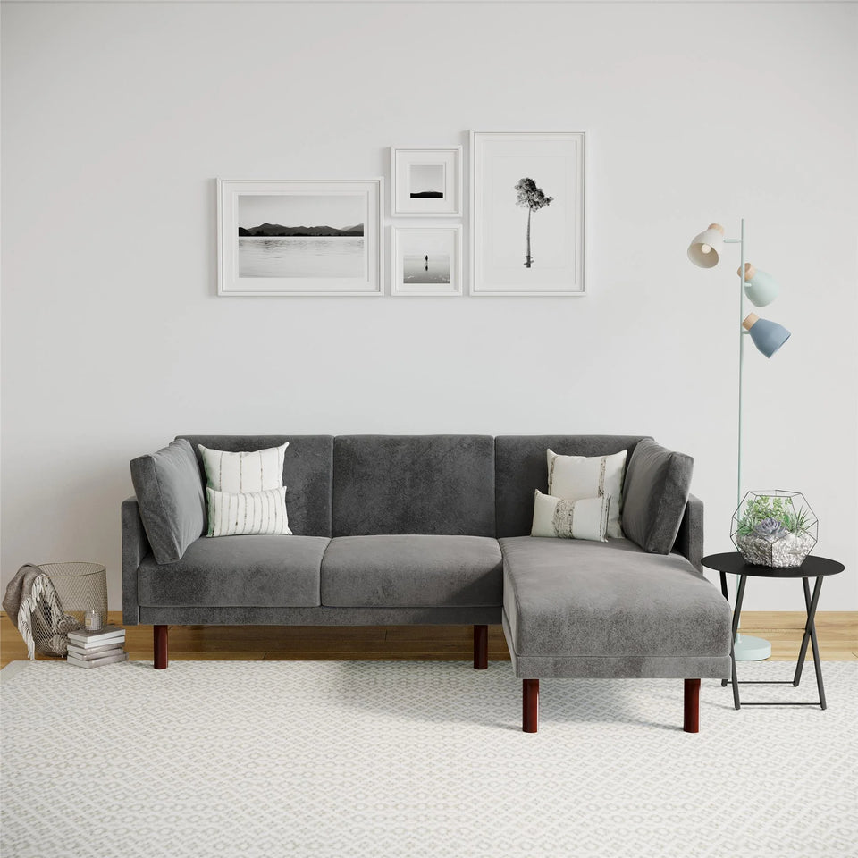 Clair Coil Reversible Sectional Futon