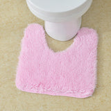 2Pc/3Pc Fluffy Bathroom Rugs Shaggy Bathroom Rugs Sets 2 Piece Bathroom Rugs Sets 3 Piece Toilet Lid Bathroom Decor Set Soft & Washable(3Pc Set, Taupe)