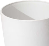 20 Inch round Tall Planter,Indoor/Outdoor White Planter with Drainage Holes and Trays,Modern Large Flower Pot for Front Door,Balcony and Garden Patio Deck,Pack 1