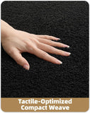 Small Bath Mats for Bathroom Non Slip, 16"X24" Black Bathroom Rugs, Absorbent, Soft, Washable, Microfiber Bath Rug Shower Mat