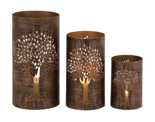 12'' H Metal Tabletop Votive Holder