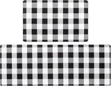anti Fatigue Kitchen Mat Set of 2, Farmhouse Kitchen Rugs Non Skid Washable, Cushioned Kitchen Mats for Floor, Waterproof Memory Foam Kitchen Floor Mats, Standing Desk Mat Kitchen Runner Carpet