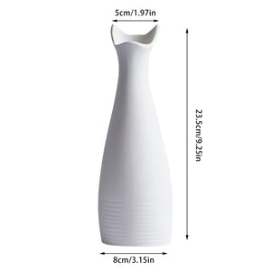 Promotion Sale!  Horticultural Water Basin Creative Simple Vase Ceramic Decoration Table Model Room Porch Decoration Ware Soft Decoration, Flower Pots Clearance Sale White