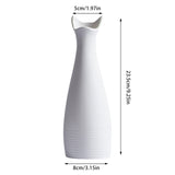 Promotion Sale!  Horticultural Water Basin Creative Simple Vase Ceramic Decoration Table Model Room Porch Decoration Ware Soft Decoration, Flower Pots Clearance Sale White