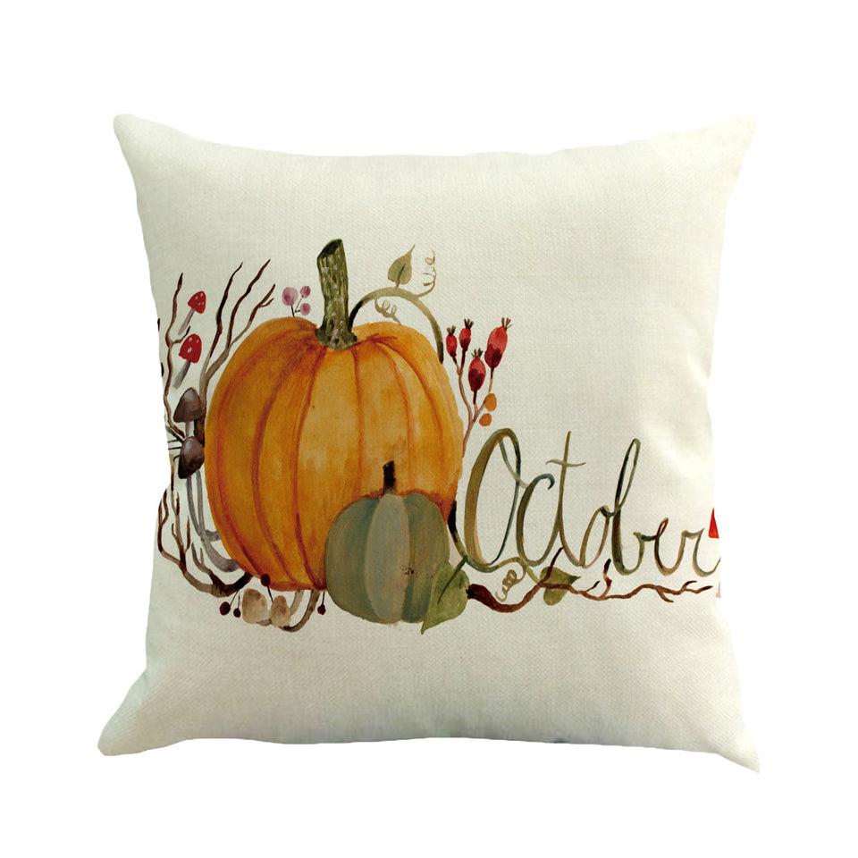 Thanksgiving Cushion Pillow Case