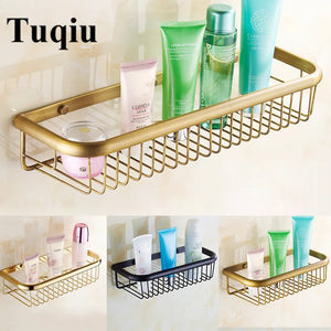 Gold Bathroom Shelf Total Brass Soap Holder 30Cm/45Cm Bathroom Shelves Bathroom Shampoo Holder Basket Bathroom Holder