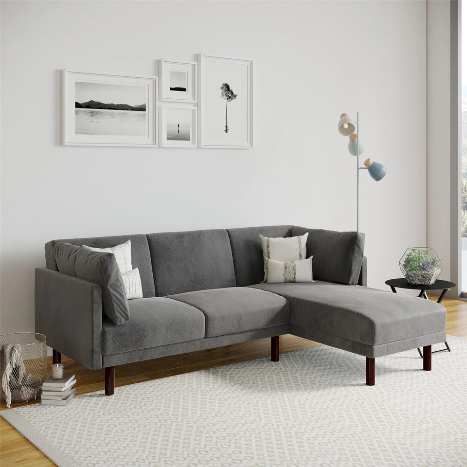 Clair Coil Reversible Sectional Futon