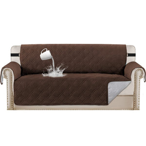 100% Waterproof Couch Cover for Pets Washable Sofa Slipcover for 3 Cushion Co...