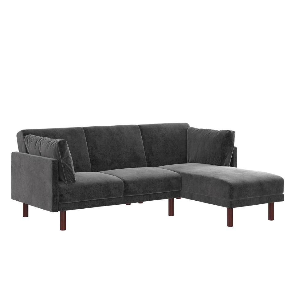 Clair Coil Reversible Sectional Futon