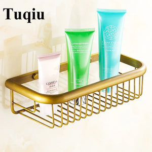 Gold Bathroom Shelf Total Brass Soap Holder 30Cm/45Cm Bathroom Shelves Bathroom Shampoo Holder Basket Bathroom Holder